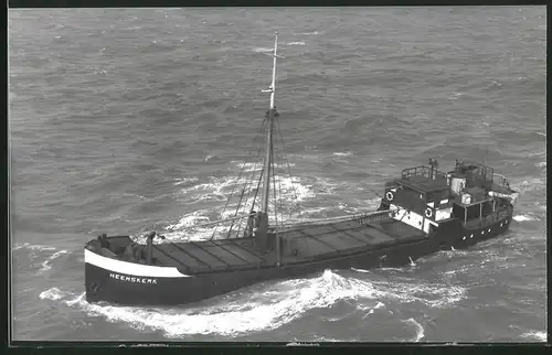 Fotografie Frachtschiff Heemskerk in Fahrt