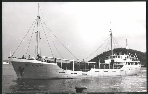 Fotografie Frachtschiff Haringvliet auf See