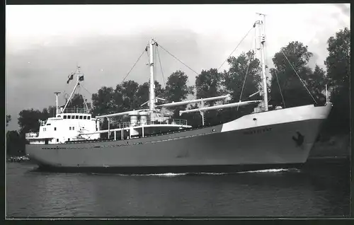 Fotografie Frachtschiff Hubertgat in Fahrt