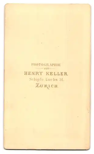 Fotografie Henry Keller, Zürich, Schipfe Luchs 51, Portrait kleines Mädchen im Kleid