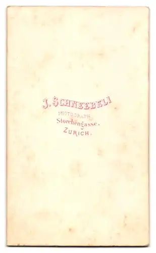 Fotografie J. Schneebeli, Zürich, Storchengasse, Portrait Kinderpaar in hübscher Kleidung