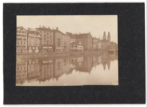 14 Fotografien unbekannter Fotograf, Ansicht Zürich, Hauptbahnhof, Kirche Enge, Tonhalle Krematorium Landesmuseum, Hafen