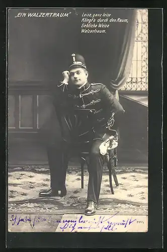 AK Operette Ein Walzertraum, Soldat in Uniform