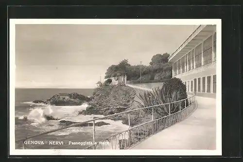 AK Genova /Nervi, Passeggiata a mare