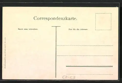 AK Karlsbad, Aberg mit Gartenwirtschaft