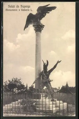 AK Superga, Monumento a Umberto I.