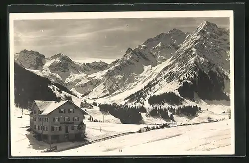 AK Mittelberg, Cafe Anna, klein Walsertal