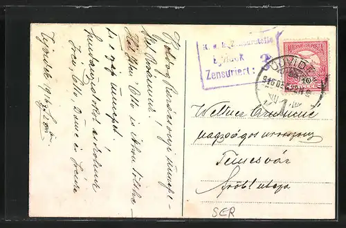 AK Ujvidek, Franz Josef Platz