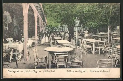 AK Budapest, Restaurant Balazs, Kühlental