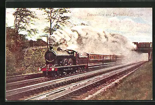 AK Lancashire and Yorkshire Express, Englische Eisenbahn