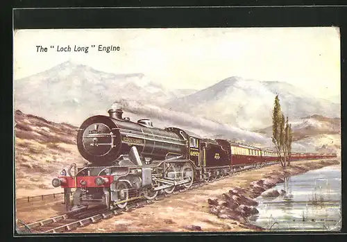 AK West Highland Line, The Loch Long Engine No. 61993, englische Eisenbahn