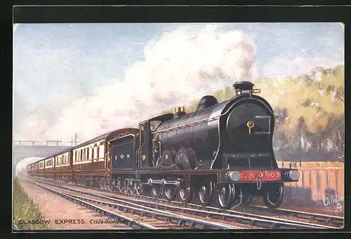 AK Glasgow Express No 903, Caledonian Rly., englische Eisenbahn