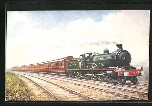 AK Corridor Express No 585, Glasgow and South Western Rly., englische Eisenbahn