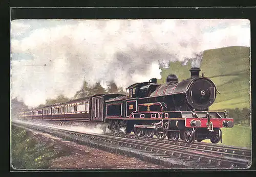 AK Carlisle to Windermere Express, L. & N. W. Rly., englische Eisenbahn