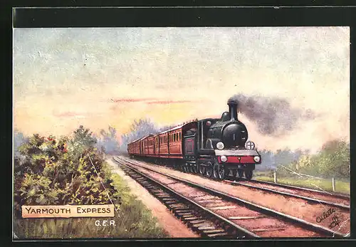 AK Yarmouth Express, G.E. Rly., englische Eisenbahn