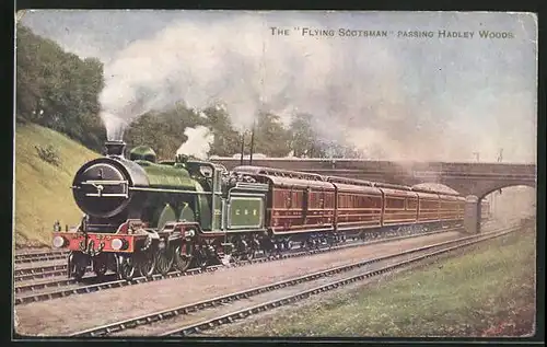 AK The Flying Scotsman No 279, Great Northern Rly., englische Eisenbahn