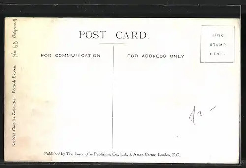 AK Portrush Express, Northern Counties Committee, englische Eisenbahn