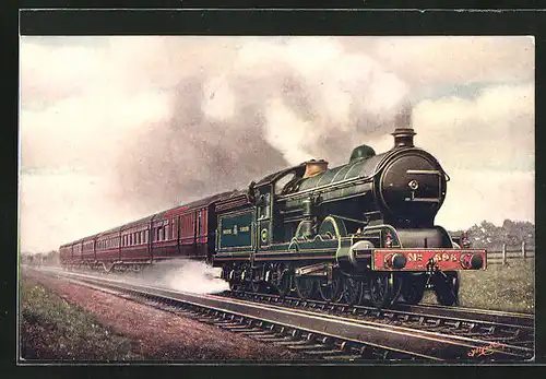 AK Newcastle to Liverpool Express, North Eastern Rly., englische Eisenbahn