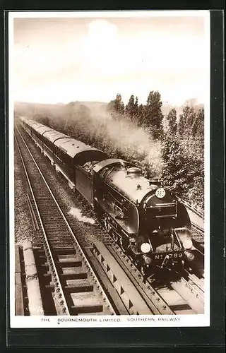 AK The Bournemouth Limited Southern Railway, englische Eisenbahn