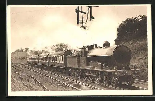 AK Crewe-Carlisle Express Engine 4-6-0 No. 863, englische Eisenbahn