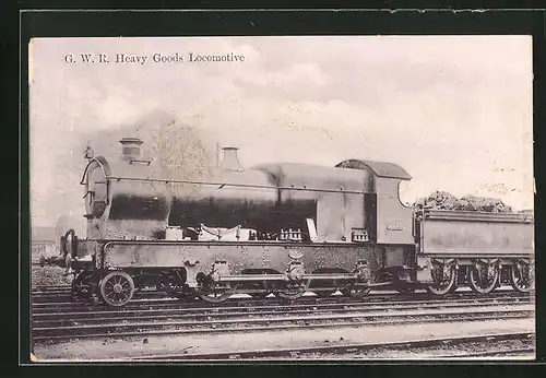 AK G. W. R. Heavy Goods Locomotive, englische Eisenbahn