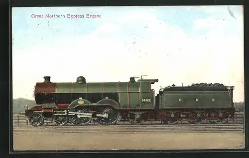 AK Great Northern Express Engine, englische Eisenbahn