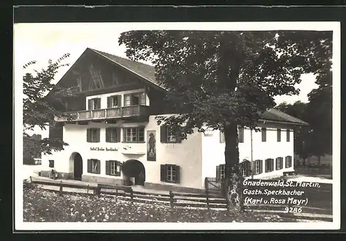 AK Gnadenwald, St. Martin, Gasthof Speckbacher