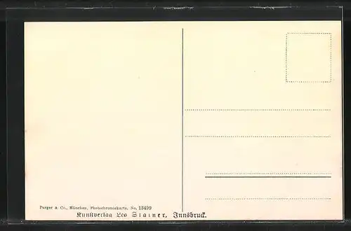 AK Fulpmes, Blick auf Ort und Saile