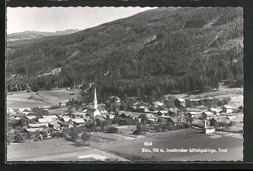 AK Rinn, Blick auf Ort mit Kirche