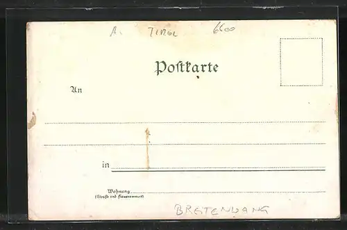 AK Breitenwang, Hotel Forelle am Plansee