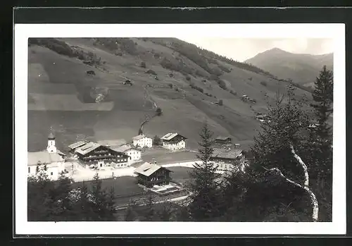 AK Gerlos /Zillertal, Ortsansicht aus der Vogelschau