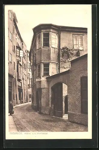 AK Innsbruck, Strassenpartie der Stiftgasse