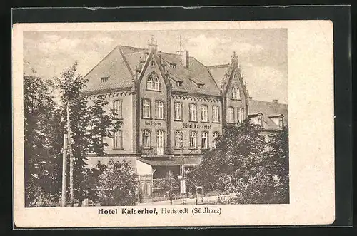 AK Hettstedt, Hotel Kaiserhof
