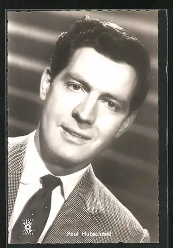 AK Schauspieler Paul Hubschmid in dem Film Glücksritter