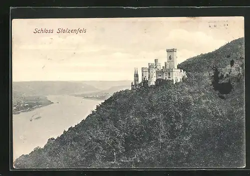AK Stolzenfels, Blick auf das Schloss