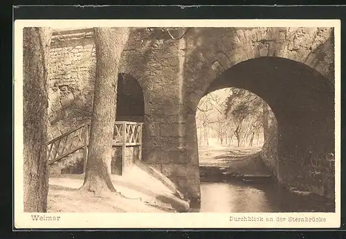 AK Weimar, Durchblick an der Sternbrücke
