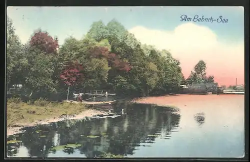 AK Lehnitz, Uferpartie am See