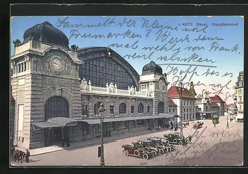 AK Basel, Hauptbahnhof, Bahnhof SBB