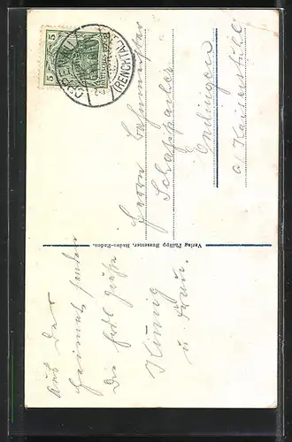 AK Oppenau, Wasserfälle Allerheiligen, Partie im wilden Renchtal