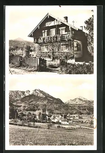 AK Bergen /Obb., Gasthaus Hamberger-Baueregger