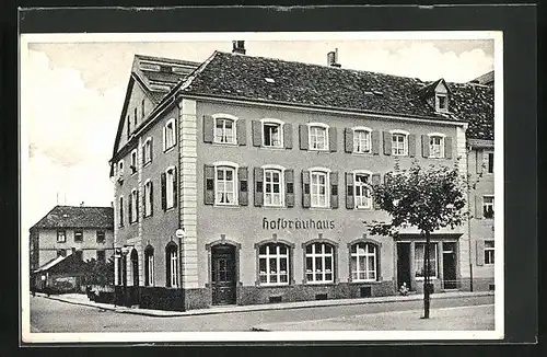 AK Landau /Pf., Gasthof Hofbräuhaus