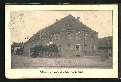 AK Friesenheim, Gasthaus zur Krone