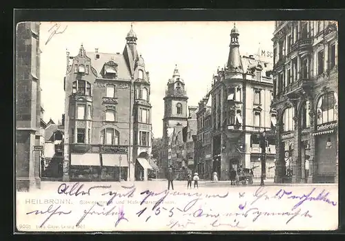 AK Heilbronn, Sülmerstrasse und Hafenmarkts-Turm