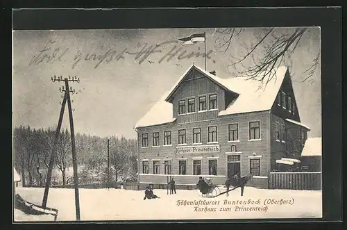 AK Buntenbock, Hotel Kurhaus zum Prinzenteich