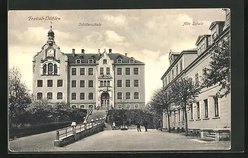 AK Freital-Döhlen, Schillerschule und Alte Schule