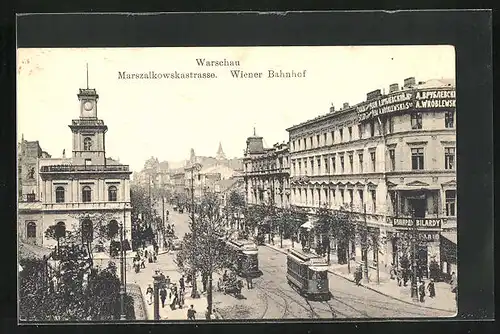 AK Warschau-Warszawa, Wiener Bahnhof