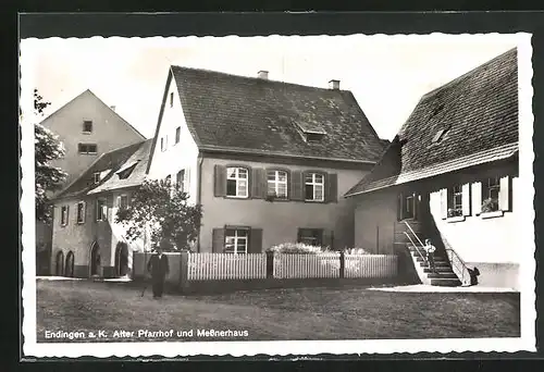 AK Endingen a. K., Alter Pfarrhof und Messnerhaus