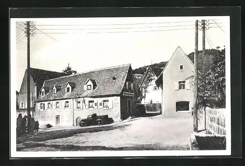 AK Achkarren / Kaiserstuhl, Ansicht Gasthaus und Metzgerei zur Krone