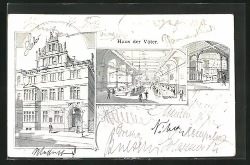 AK Hannover, Ansicht Haus der Väter