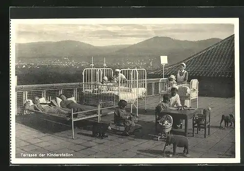 AK Heidelberg, Terasse der Kinderstation der Universitätsklinik